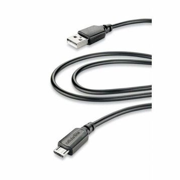 Cellularline Siyah 2 Micro USB Kablosu
