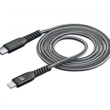 Cellularline Tetra Force Siyah 1 m Lightning Kablo