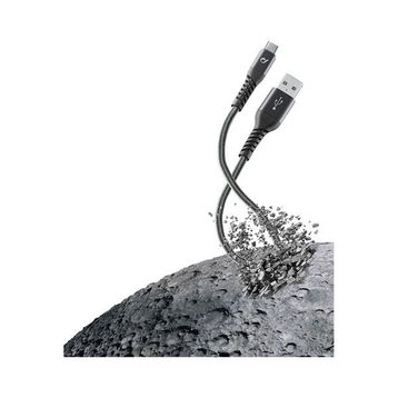 Cellularline Tetra Force Type-C Siyah 1 m USB Kablo