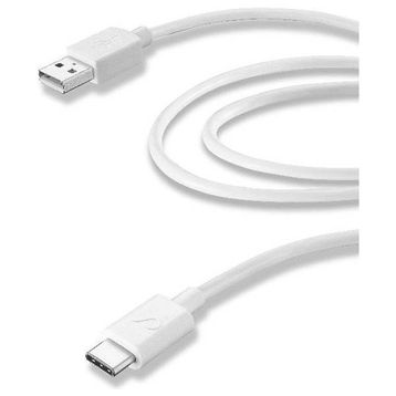 Cellularline Type C Beyaz 2 mt Data Kablosu