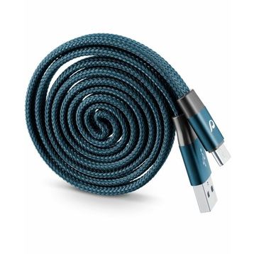 Cellularline Type-C Sarılabilir Yo-Yo Mavi USB Kablo