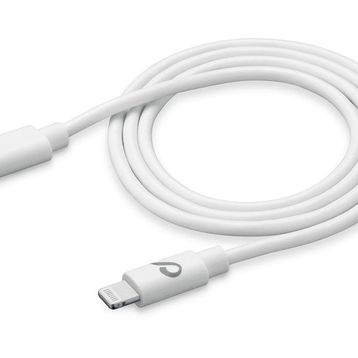Cellularline Usb-C Apple Lightning Beyaz 200 cm Data ve Şarj Kablosu