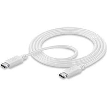 Cellularline Usb-C To Usb-C 45 W Super Fast Beyaz 5 A Usb Şarj+Data Kablo