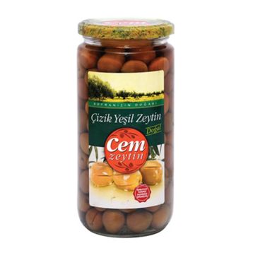 Cem 400 gr Çizik Yeşil Zeytin