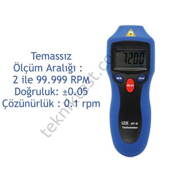 Cem AT-6 Takometre