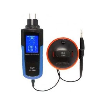 Cem Instruments CEM DT-9052 Kazıksız (Prizden) Topraklama Direnci Ölçer