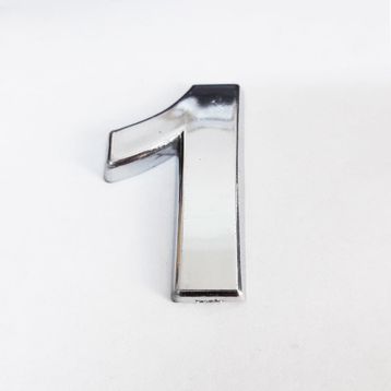 Cemax 3.75 cm Krom Yapışkanlı 1 Rakamı
