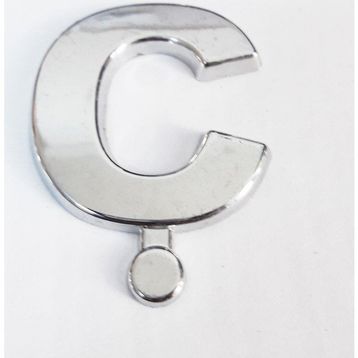 Cemax 3.75 cm Krom Yapışkanlı C Harfi