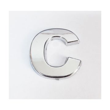 Cemax 3.75 cm Krom Yapışkanlı C Harfi