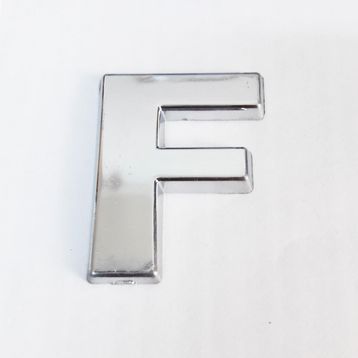 Cemax 3.75 cm Krom Yapışkanlı F Harfi