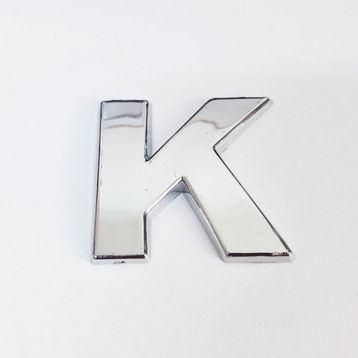 Cemax 3.75 cm Krom Yapışkanlı K Harfi