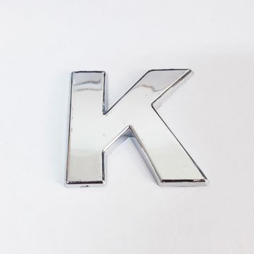 Cemax 3.75 cm Krom Yapışkanlı K Harfi