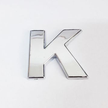 Cemax 3.75 cm Krom Yapışkanlı K Harfi