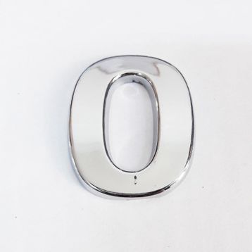 Cemax 3.75 cm Krom Yapışkanlı O Harfi