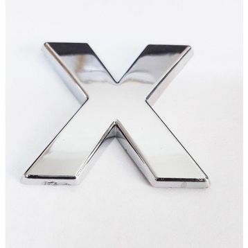 Cemax 3.75 cm Krom Yapışkanlı X Harfi