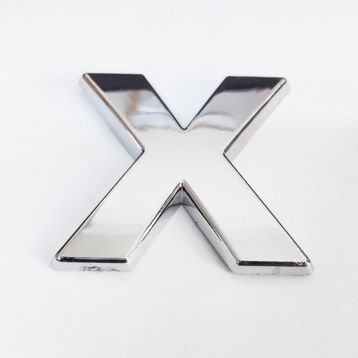 Cemax 3.75 cm Krom Yapışkanlı X Harfi