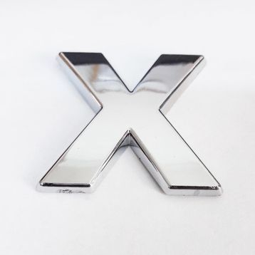 Cemax 3.75 cm Krom Yapışkanlı X Harfi