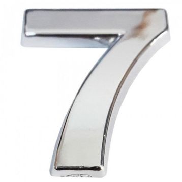 Cemax 5 cm Krom Yapışkanlı 7 Rakamı