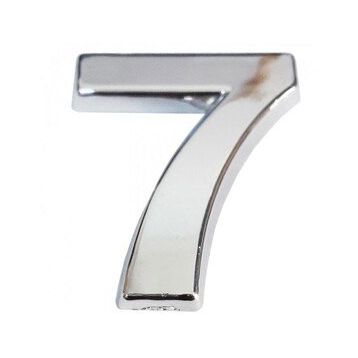 Cemax 5 cm Krom Yapışkanlı 7 Rakamı
