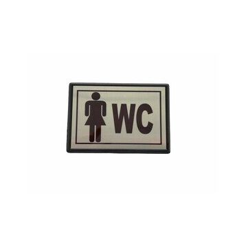 Cemax Büyük 13x8,5 cm Bayan WC Yönlendirme Levhası