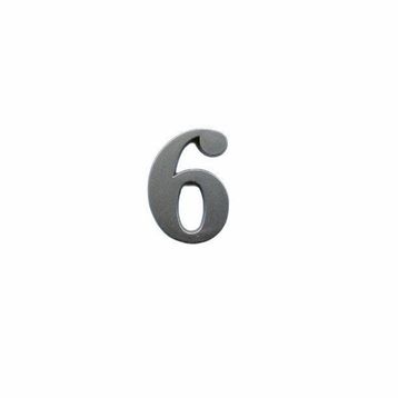Cemax İtalik 5 cm Saten Yapışkanlı 6 Rakamı