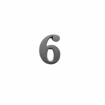 Cemax İtalik 5 cm Saten Yapışkanlı 6 Rakamı
