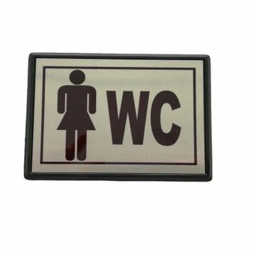 Cemax Küçük 10x7 cm Bayan WC Yönlendirme Levhası