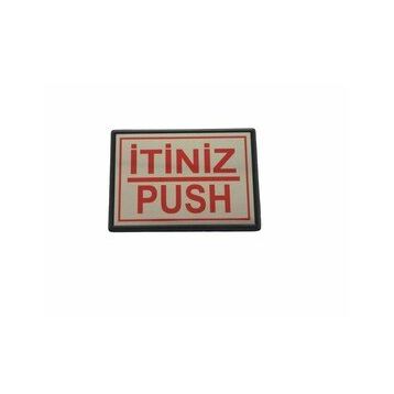 Cemax Küçük 10x7 cm İtiniz Push Yönlendirme Levhası