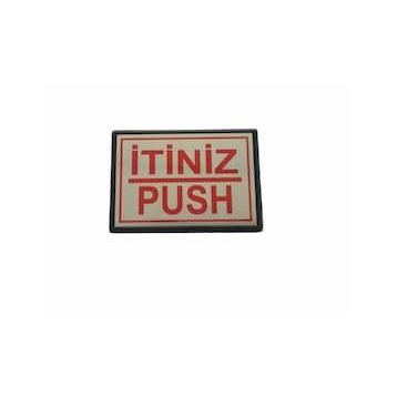 Cemax Küçük 10x7 cm İtiniz Push Yönlendirme Levhası