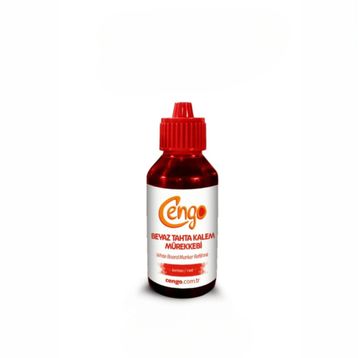 Cengo CGO-0104 Kırmızı 100 ml Tahta Kalemi Mürekkebi