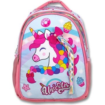 Cennec Sırt Çantası Mavi Unicorn 3094 Okul Çantası