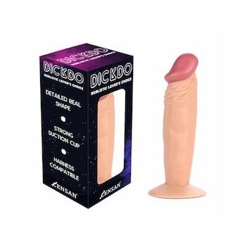 Censan 16,5 cm Dickdo Gerçekçi Testisli Dildo Penis