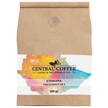 Central Coffee 200 gr Öğütülmüş Filtre Ethiopia Yirgacheffe Kahve