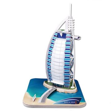 Ceo Burj Al-Arab 3D Ahşap Puzzle