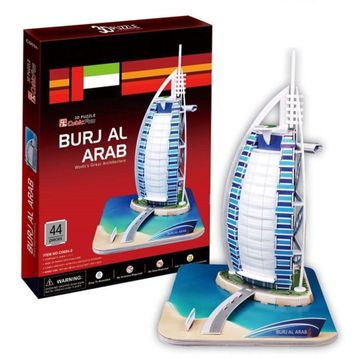 Ceo Burj Al-Arab 3D Ahşap Puzzle