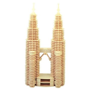 Ceo İkiz Kuleler 3D Ahşap Puzzle
