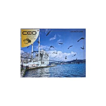 Ceo Ortaköy Camii 24 Parça Ahşap Puzzle