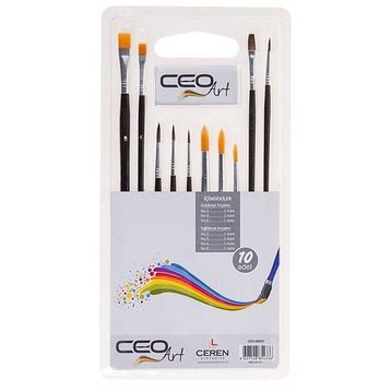 Ceoart 1576 10'lu Fırça Seti