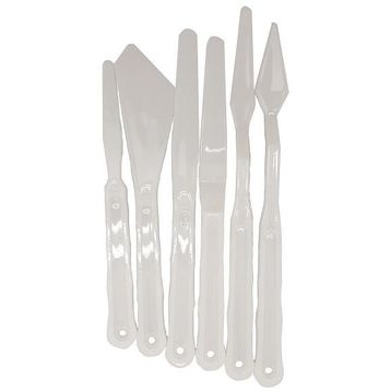Ceoart CEO-SN0014 6'lı Plastik Spatula Set