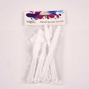 Ceoart CEO-SN0014 6'lı Plastik Spatula Set
