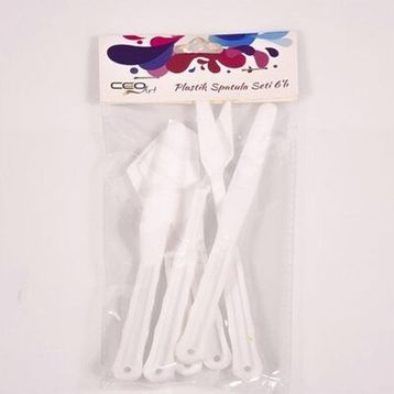 Ceoart CEO-SN0014 6'lı Plastik Spatula Set