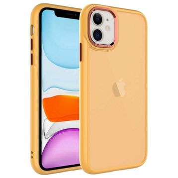 Ceponya Apple iPhone 11 Buzlu Sert PC May Kapak Kılıf