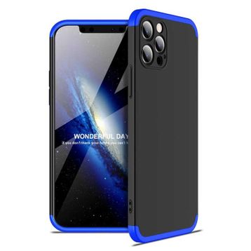 Ceponya Apple İphone 12 Pro Max Ays Mavi Kenarlı Kapak Kılıf