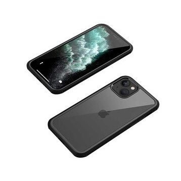 Ceponya Apple İphone 13 Mini Dor Silikon Temperli Cam Kapak Kılıf