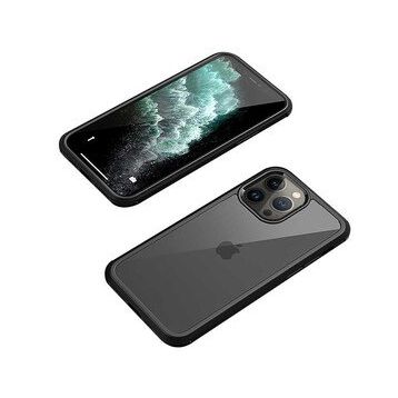 Ceponya Apple iPhone 13 Pro Max Dor Silikon Temperli Cam Kapak Kılıf