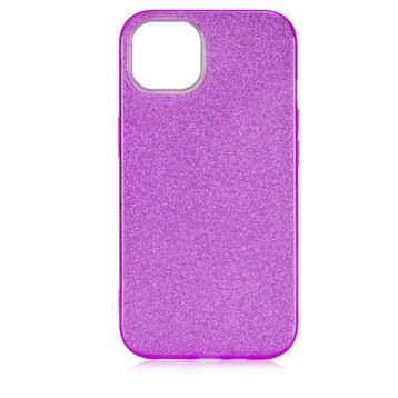 Ceponya Apple İphone 13 Shining Simli Silikon Arka Kapak Kılıf
