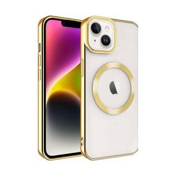 Ceponya Apple iPhone 14 Plus Magsafe Wireless Şarj Özellikli Setro Silikon Kılıf