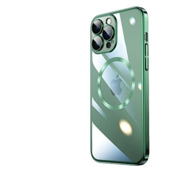 Ceponya Apple iPhone 14 Pro Max Wireless Şarj Özellikli Sert Pc Zore Riksos Magsafe Kapak Kılıf