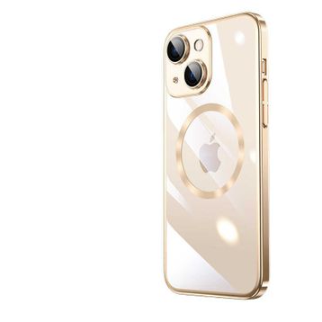 Ceponya Apple iPhone 14 Wireless Şarj Özellikli Sert Pc Zore Riksos Magsafe Kapak Kılıf