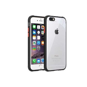 Ceponya Apple iPhone 6 kaff Siyah Kenarlı Kapak Kılıf